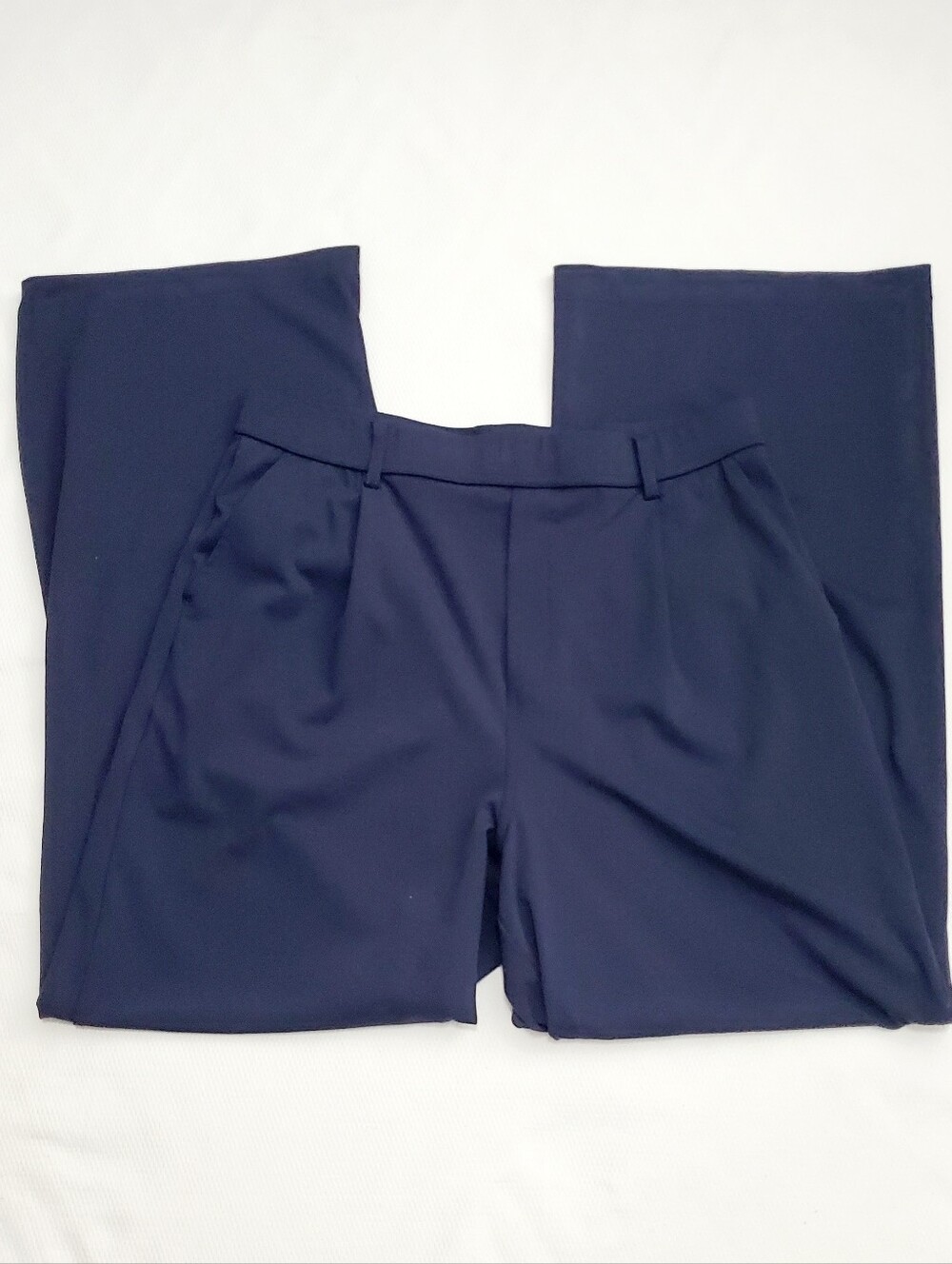 Halara Flex Day Stretch High Waist Pocket Work Pants Midnight Blue Large - Picture 5 of 12